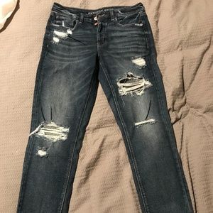 American Eagle ripped jeans